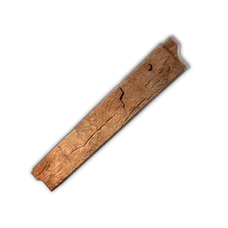 Short Wooden Beam 45°