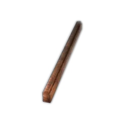 Short Wooden Railing 34°