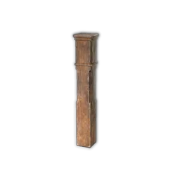 Wooden Railing Post