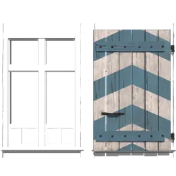 Chevron Shutter