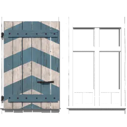 Chevron Shutter