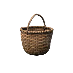 Round Wicker Basket