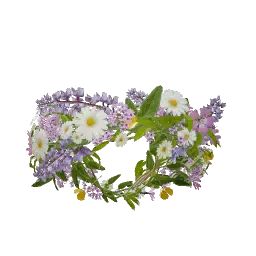 Golden Floral Headband